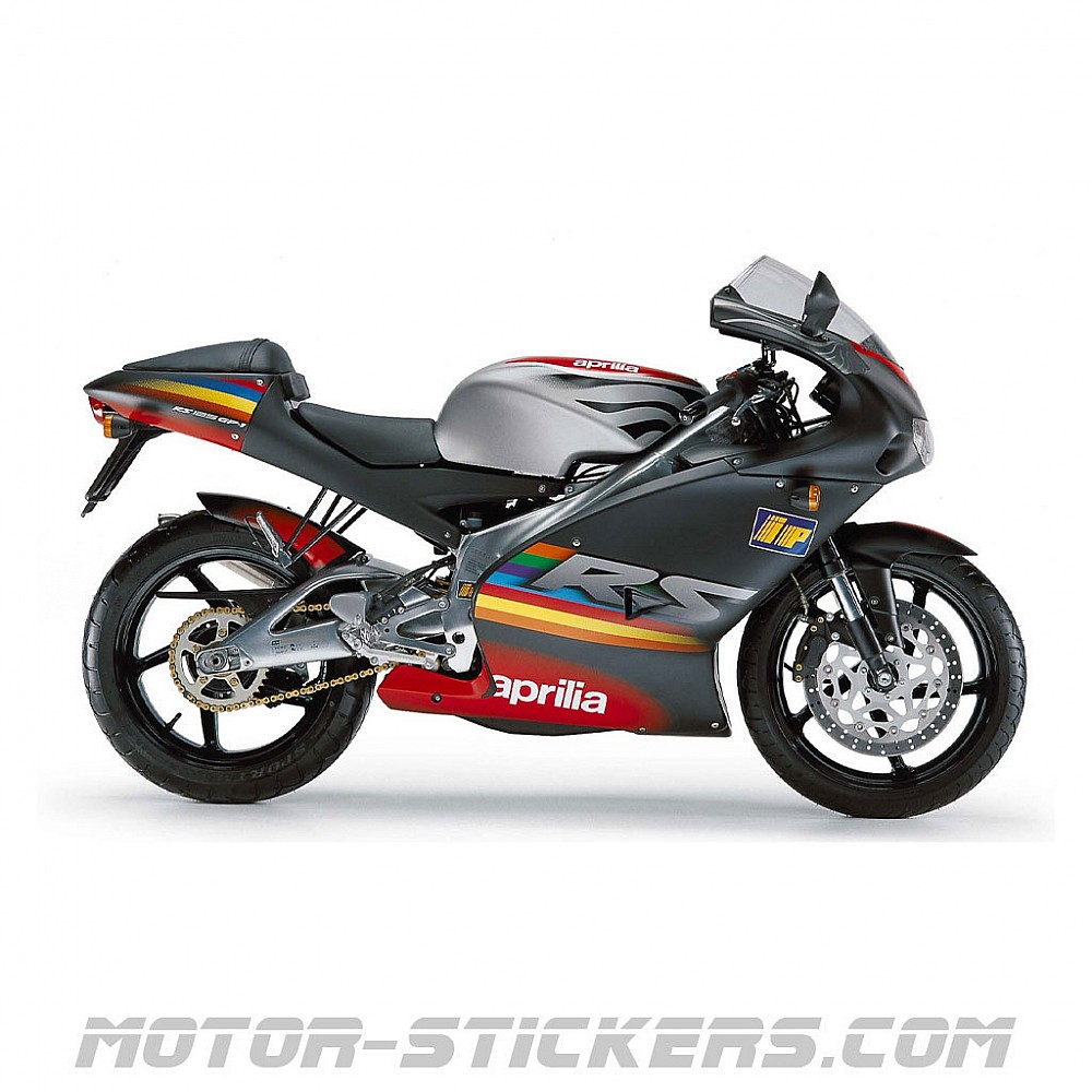 Aprilia RS Motorcycle Reflective Wheel Rim Stripes – RS50, RS125, RS250 – Decal Stickers
