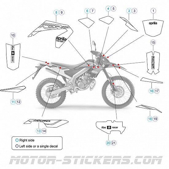 Aprilia RX 50 Factory 2018 Aprilia RX 50 Factory 2018