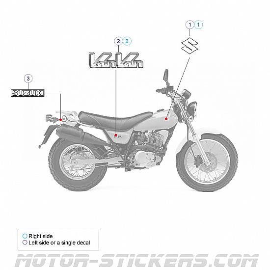 Suzuki RV 125 VANVAN 2006 Suzuki RV 125 VANVAN 2006