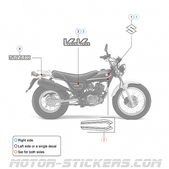 Suzuki RV 125 VANVAN 2009 Suzuki RV 125 VANVAN 2009