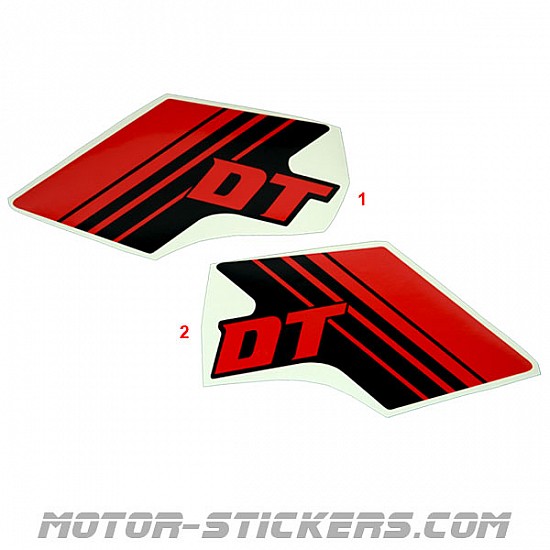 Color : Blank Motocross Komplettkleber Aufkleber Sticker MX Graphic Decal-Aufkleber für Yamaha DT X125 DTX125 DT125X DT 125X DT 125 x 2004-2007 2006 2005