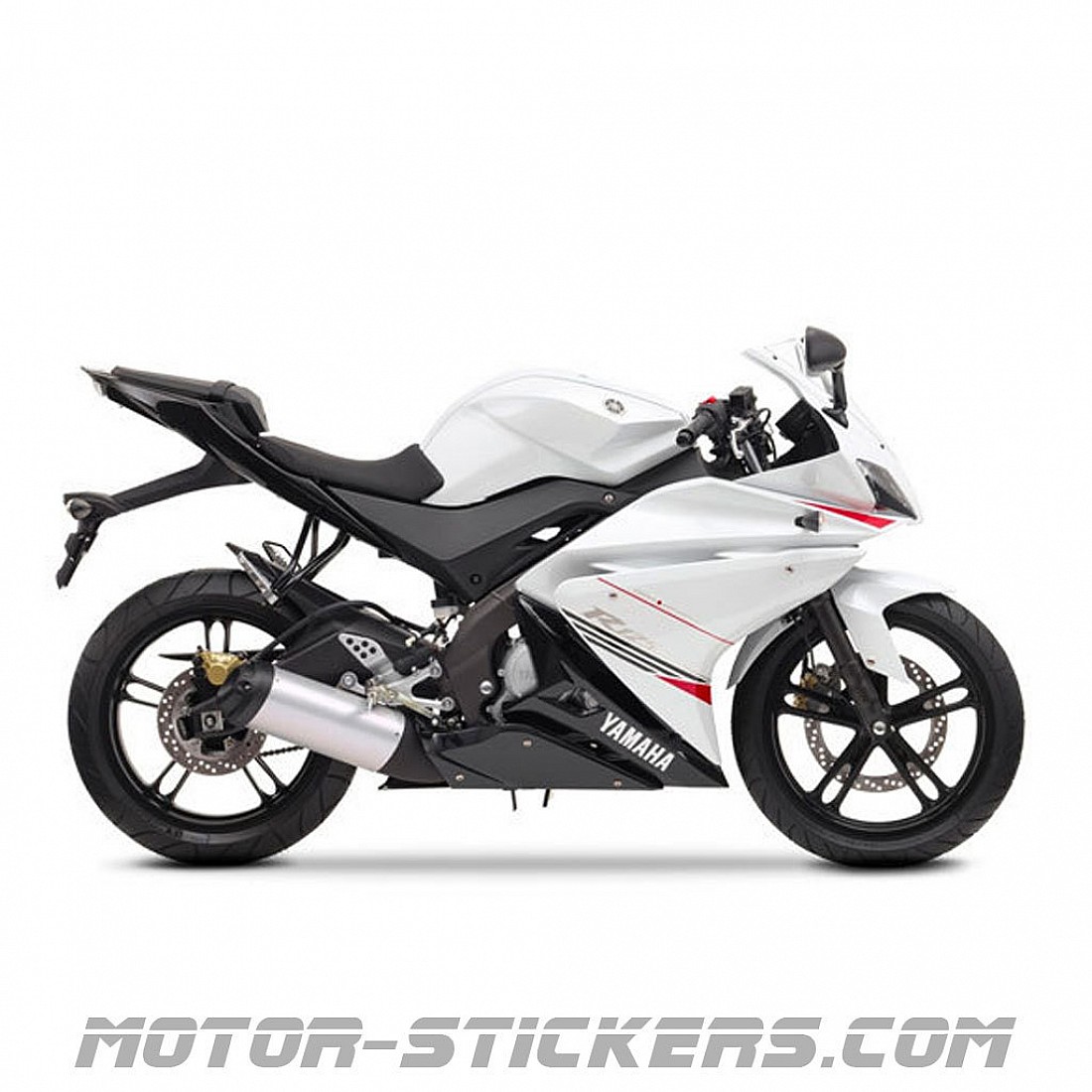 Yamaha YZF 125R 2011 decals