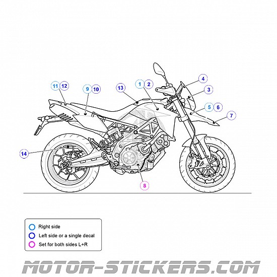 Aprilia Dorsoduro 750  Factory 2010