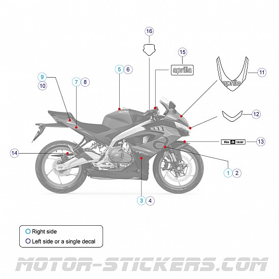 Aprilia RS457 2024 Aprilia RS457 2024