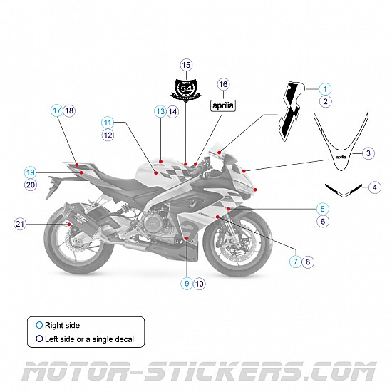 Aprilia RS660 Extrema 2023 Aprilia RS660 Extrema 2023