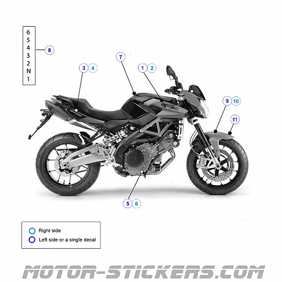 Aprilia Shiver 750 2010