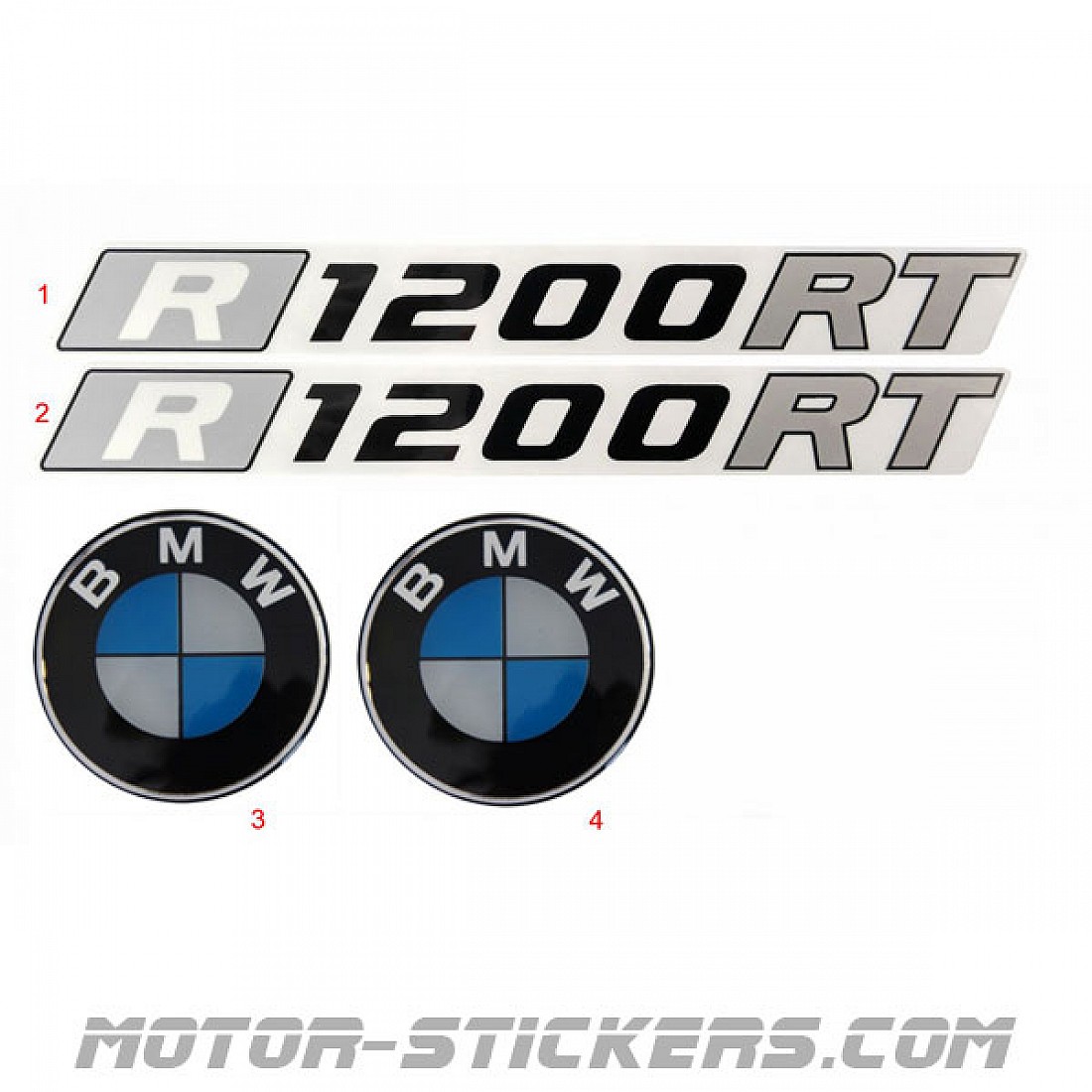 Bmw R 1200 Rt 10 2014 Stickers