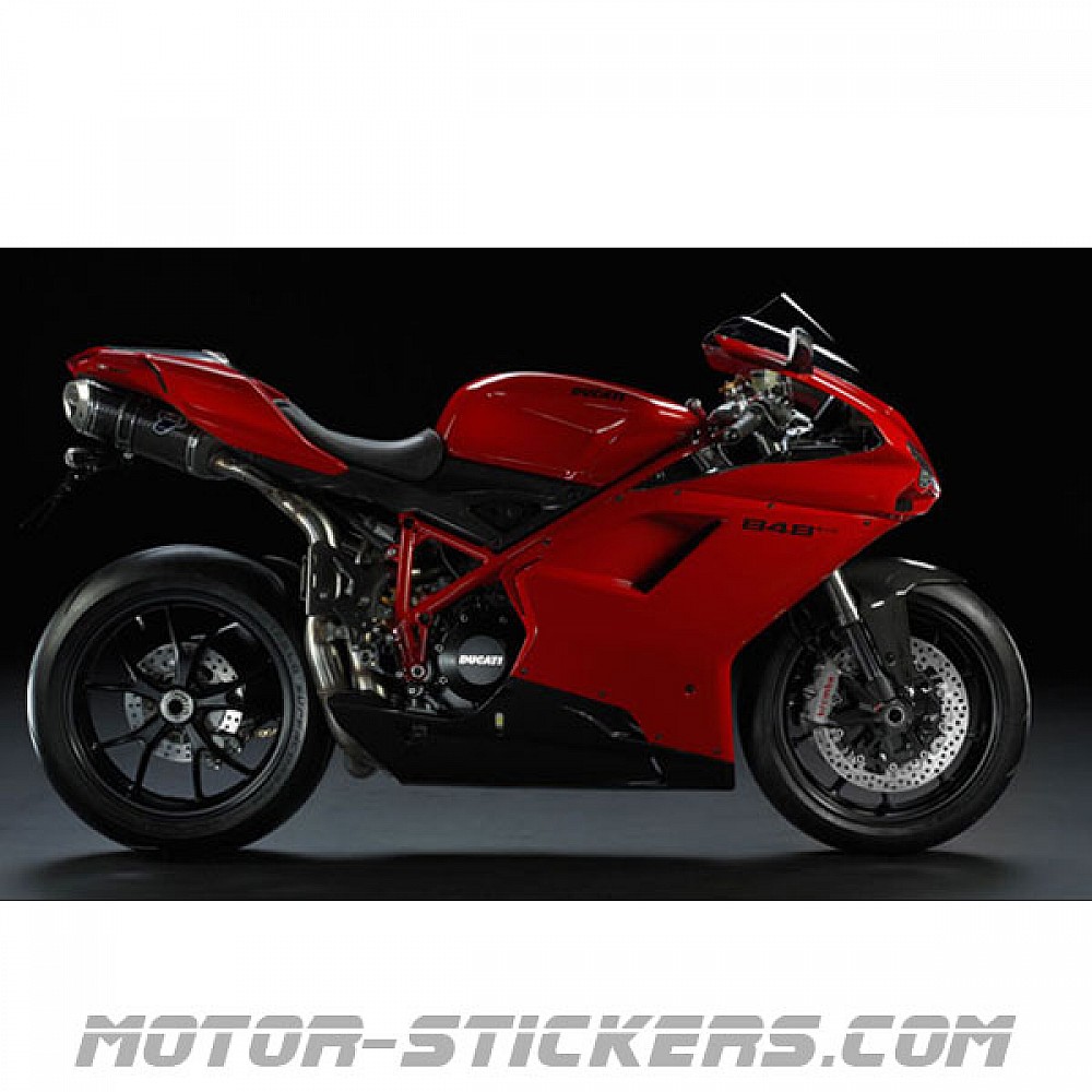 Ducati 848 EVO 2011 decals