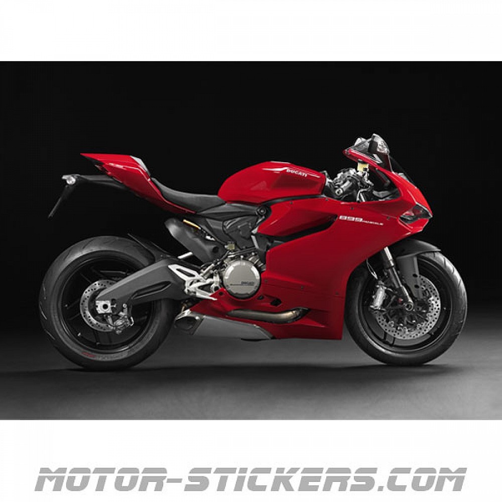 Set Decalcomania Moto Ducati Panigale R 899 949 1199 1299 49 Adesivi - Foto 4