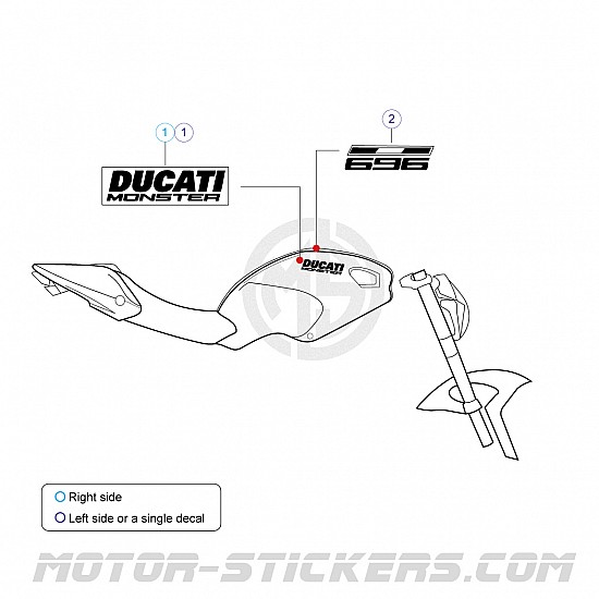 Ducati Monster 696 2008 Ducati Monster 696 2008
