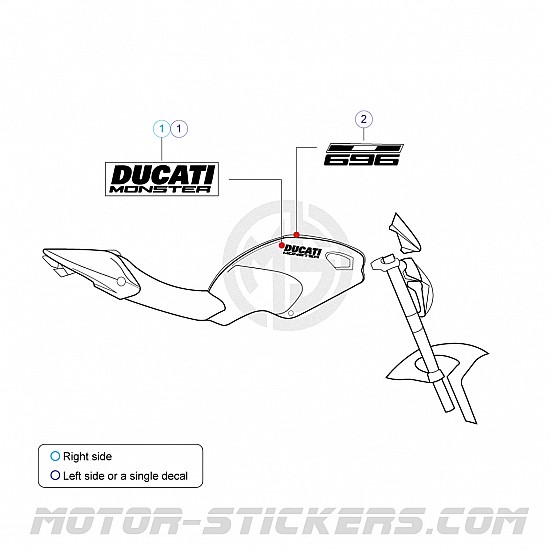 Ducati Monster 696 2009 Ducati Monster 696 2009