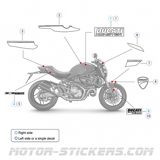 Ducati Monster 821 Stripe 2016 Ducati Monster 821 Stripe 2016