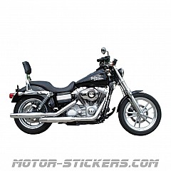 Harley Davidson Dyna Super Glide 2009 adesivi
