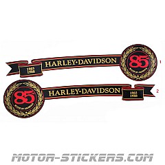Harley Davidson FLHTC 1340 85th Anniversary 1988 decals