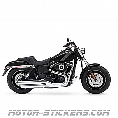 Harley Davidson FXDF Dyna Fat Bob 2014 decals