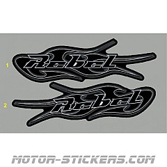 Honda CA 250 Rebel 2008 decals