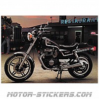 Honda CB 450 Nighthawk 1982 decals
