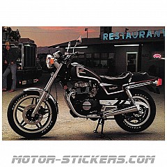 Honda CB 450 Nighthawk 1982 decals