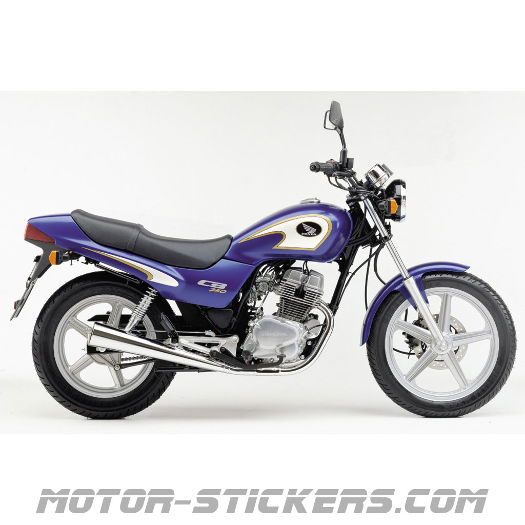 2000 honda cb250 top