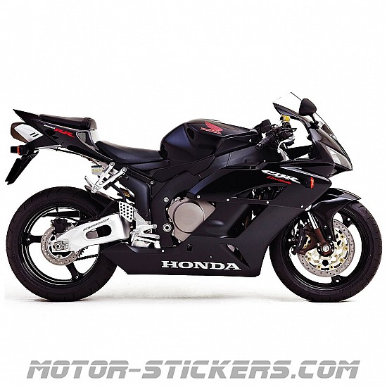Honda CBR 1000RR without graphics 2005