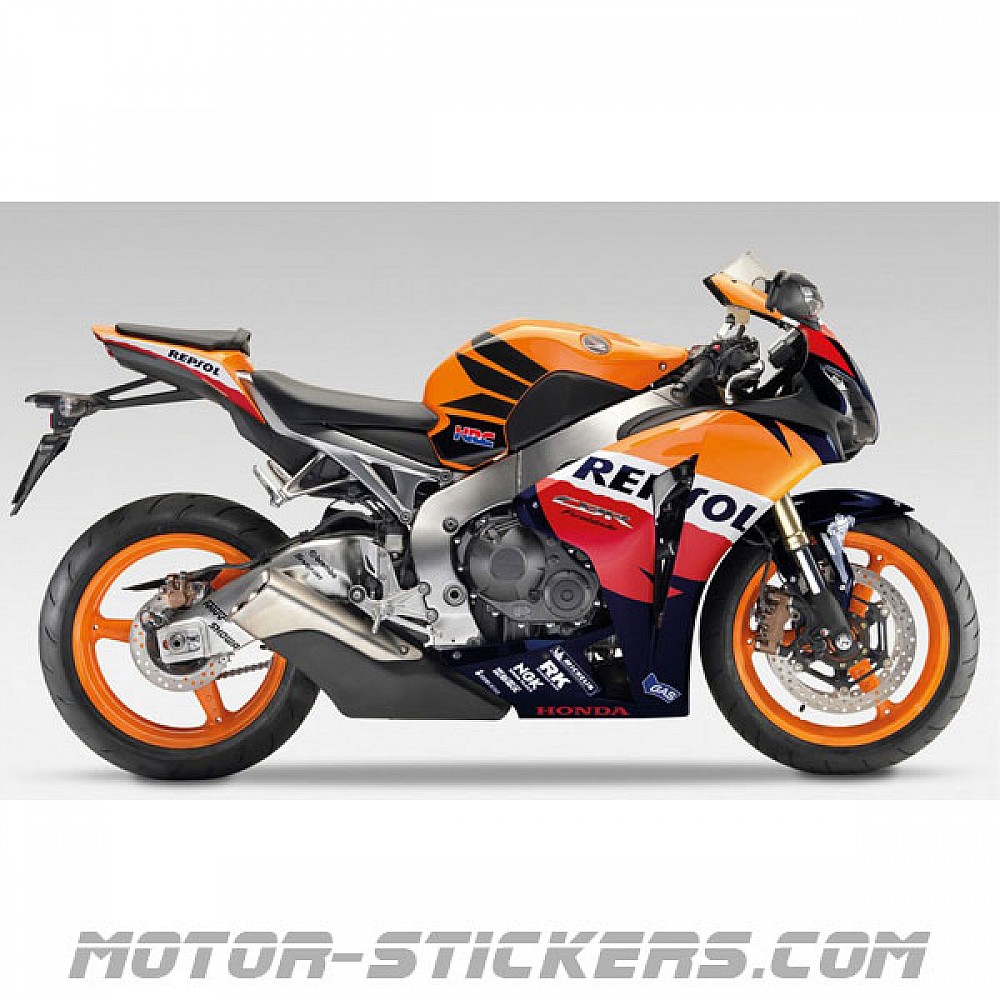HONDA CBR 600 99 Autocollant De Carénage Inférieur 64231MBW300ZA