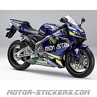 Honda CBR 600RR Movistar 2006 decals