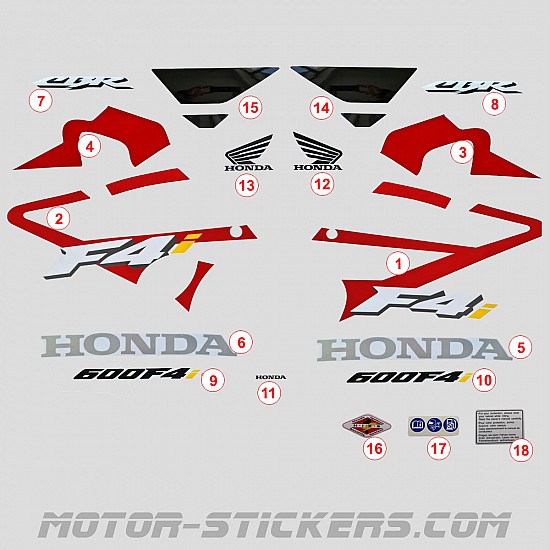Honda CBR 600F4 01-2006