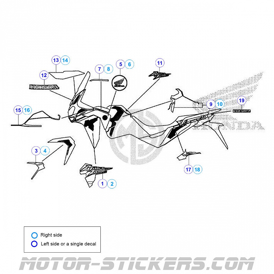 Plaquettes De Frein Arrière Pour Honda CRF 1100 Africa Twin (2018-2021) - Garniture Métal Fritté - Référence Constructeur 06435-MEJ-006