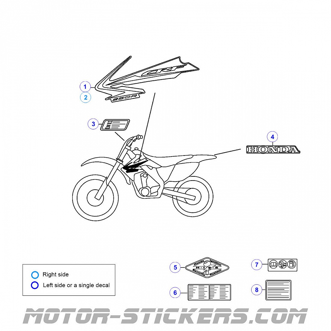 2009 CRF250R CARB SETTINGS visual data 6