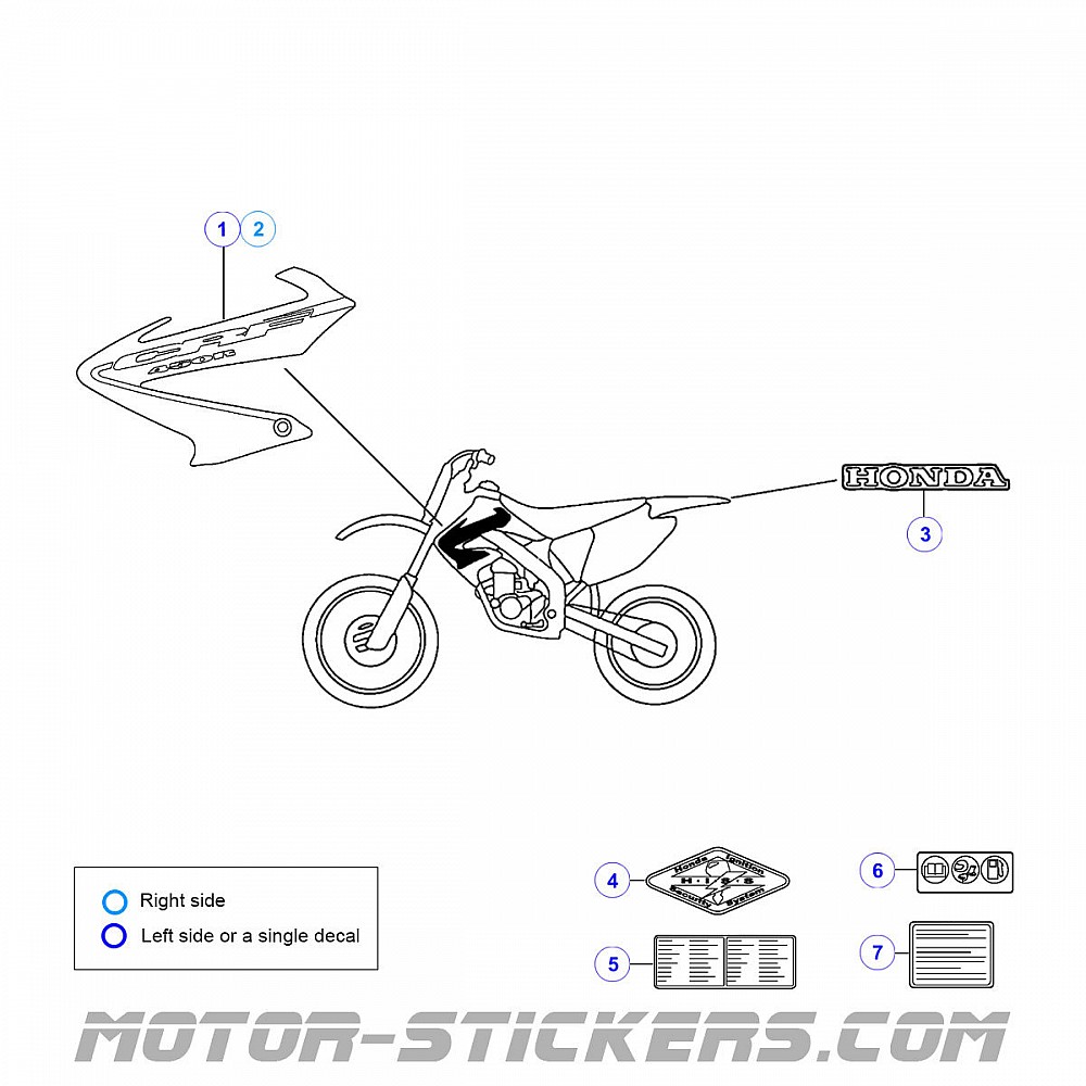 Filtre à Huile Neuf Pour Honda CRF 450R (2002 à 2016) - Réf. FI-115 - Garantie 1 An