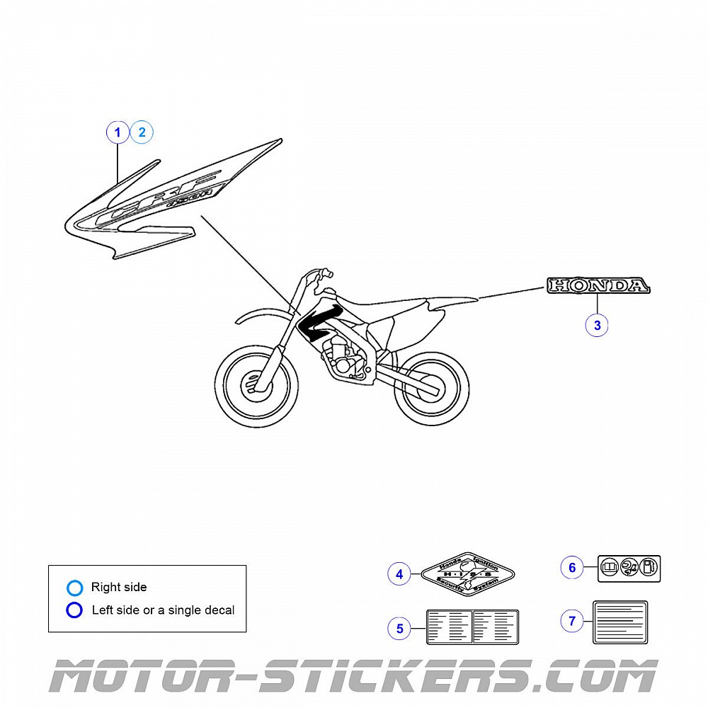 Accessori Per HONDA CRF 450 R 2005 - Foto 3