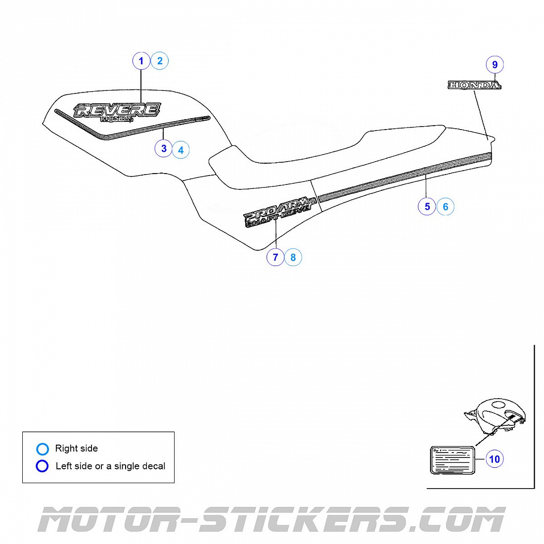 HONDA NTV 650 visual data 8