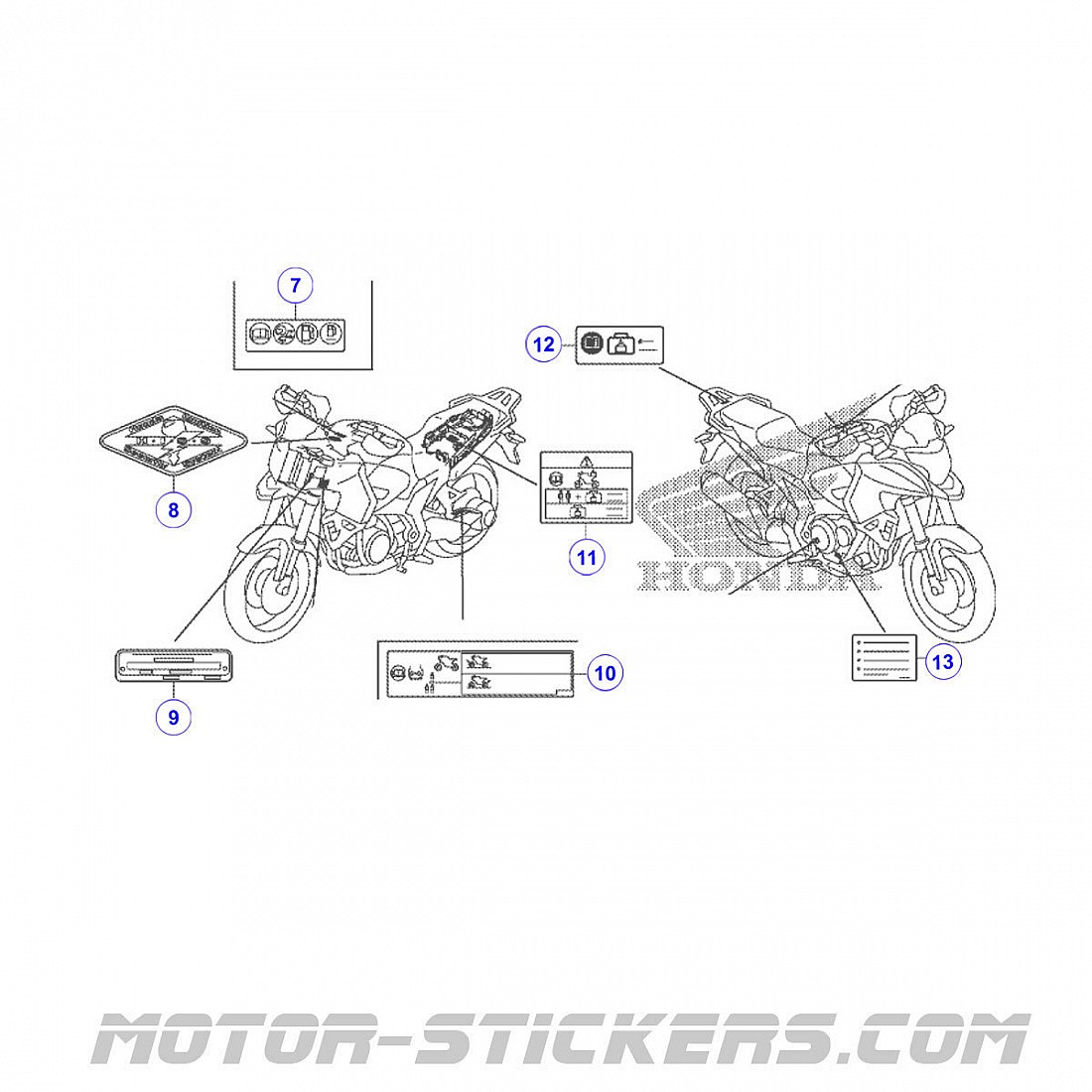 velgrandsticker Motorfiets Wiel Stickers Reflecterende Strepen Tape