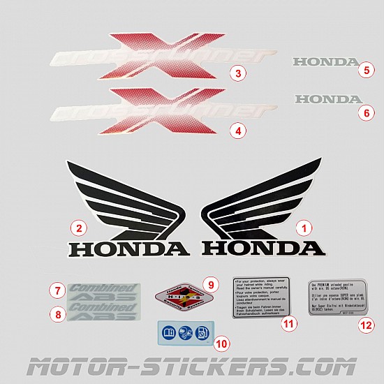 Fari Aggiuntivi A LED Per Moto Honda VFR 800 X Crossrunner (2011 - 2014