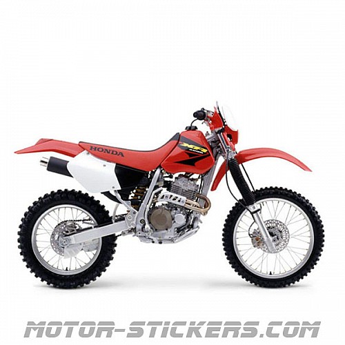 Red Tank Cover & Seat Cover For Honda XR400 / XR400R – Premium Design (1998+)