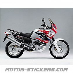 autocollant sticker decal aufkleber moto 1993-95 gris or Africa twin 750 