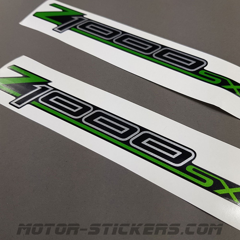 Kawasaki Z1000 SX 2012 decals