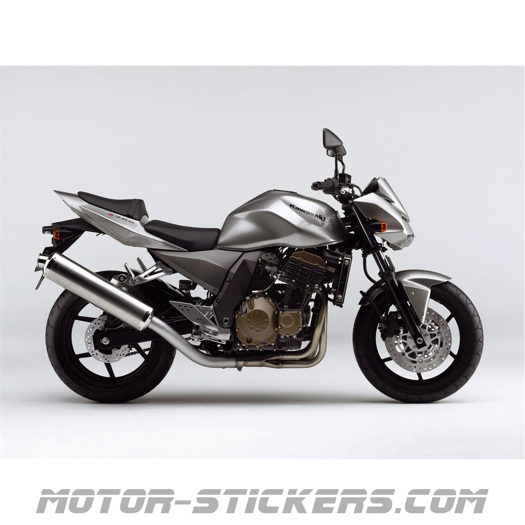 Kawasaki Z750 2006 decals