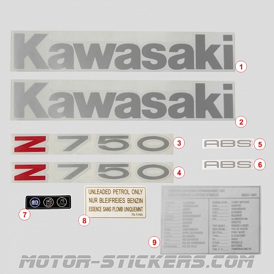 Kawasaki Z750 2010