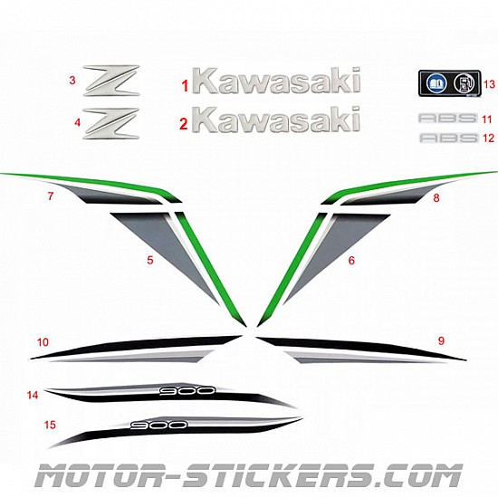 Kawasaki Z900 '17-2019 Kawasaki Z900 '17-2019