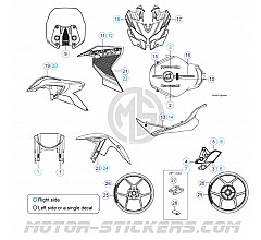Pied De Béquille Agrandisseur CENMILIX Pour KAWASAKI VERSYS - En Aluminium Usiné, Surface Anodisée, Gris