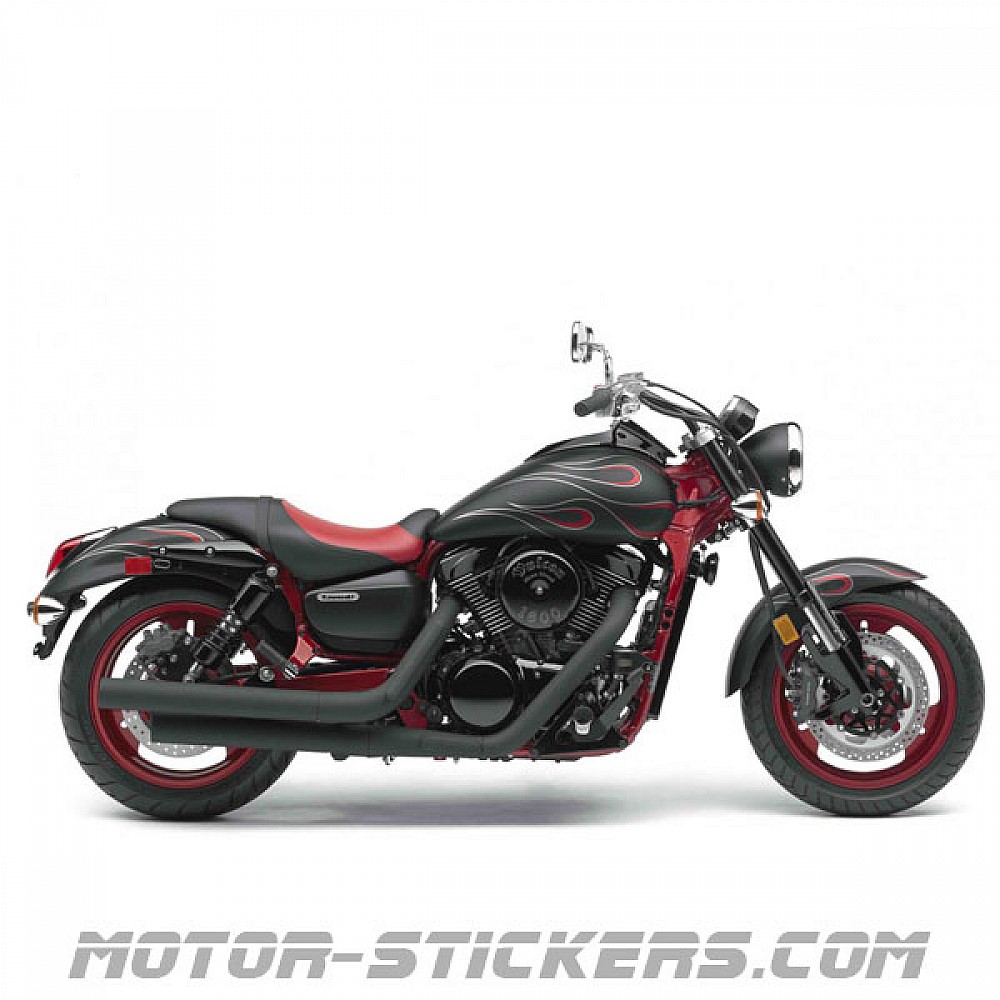 Kawasaki VN 1600 Vulcan 2007 decals