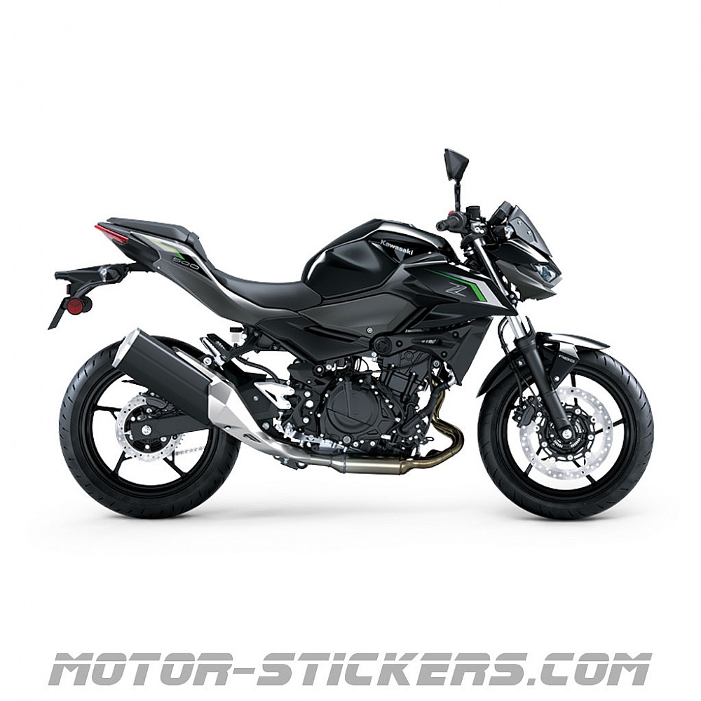Kawasaki Z500 2024 decals