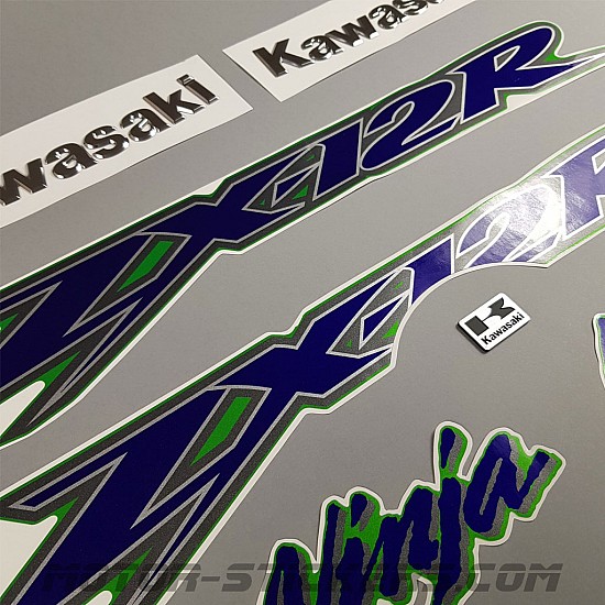 Carénage De Réservoir Pour KAWASAKI ZX-12R (2000-2005) - Look Fibre Carbone - ABS - Montage Universel