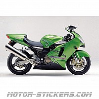 @ 2001 Kawasaki ZX1200A2 NINJA ZX-12R Standard Equipment & Specs