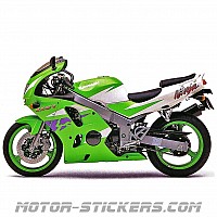Kiiページ Kawasaki ZX-6R 1996 naklejki