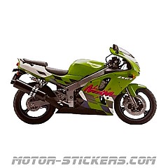 Kawasaki ZX-6R 1997 decals