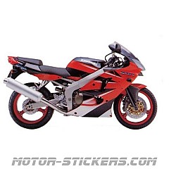 Kawasaki ZX 6R 2000 decals