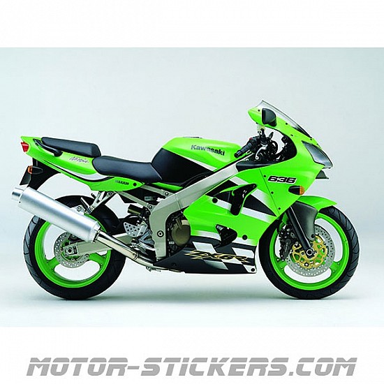 Aufkleber Kit Big Monster Kawasaki ZX-10 R ZX-6 R Ninja - www.mtt