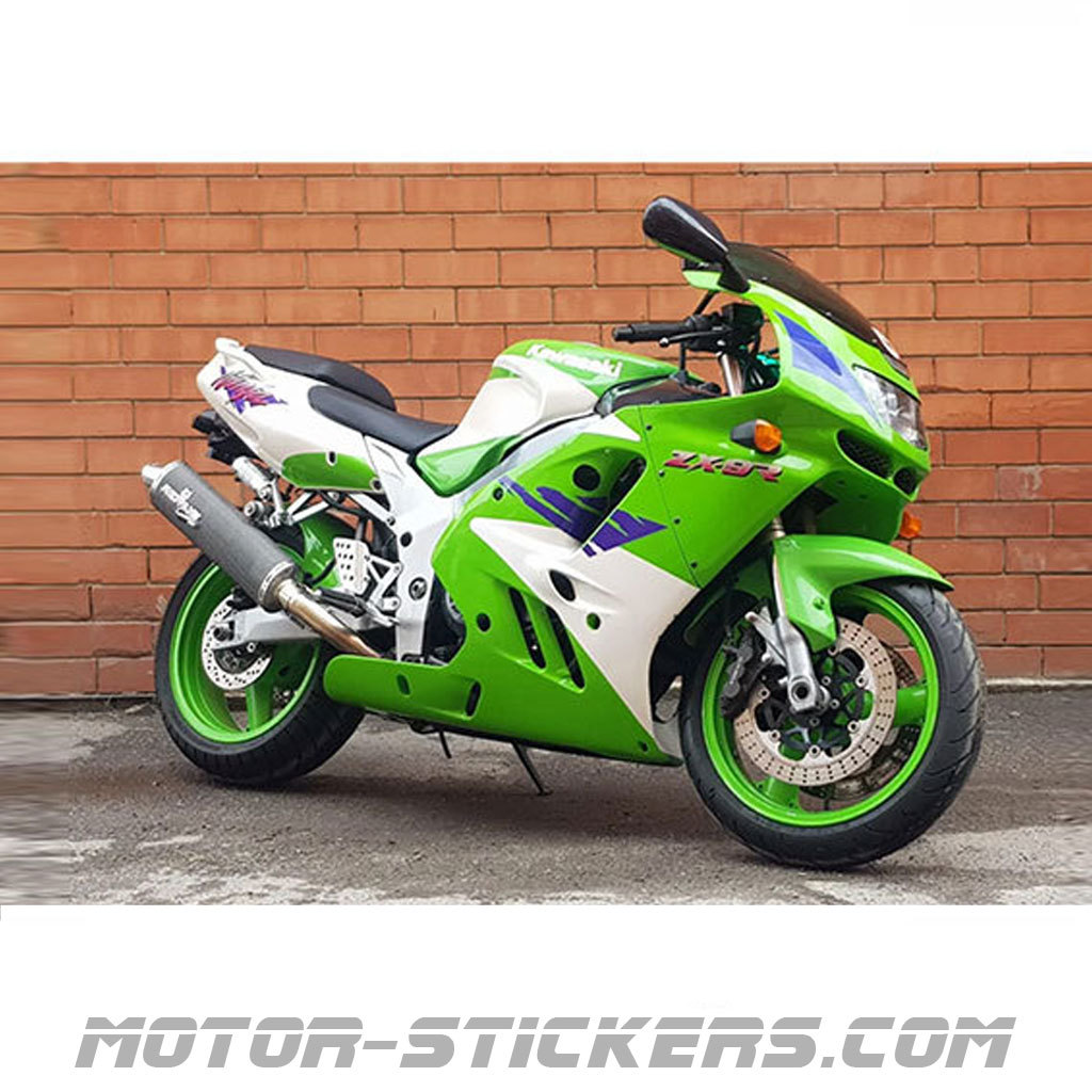 Kawasaki ZX 9R 1996 decals